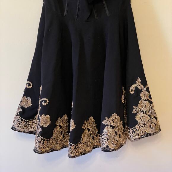 Tiffany Homecoming 6 prom dress beaded embroidered fit & flare formal strapless - Picture 3 of 8